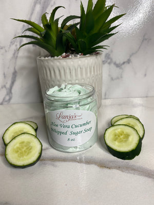 Aloe Vera Cucumber Whipped Sugar Soap