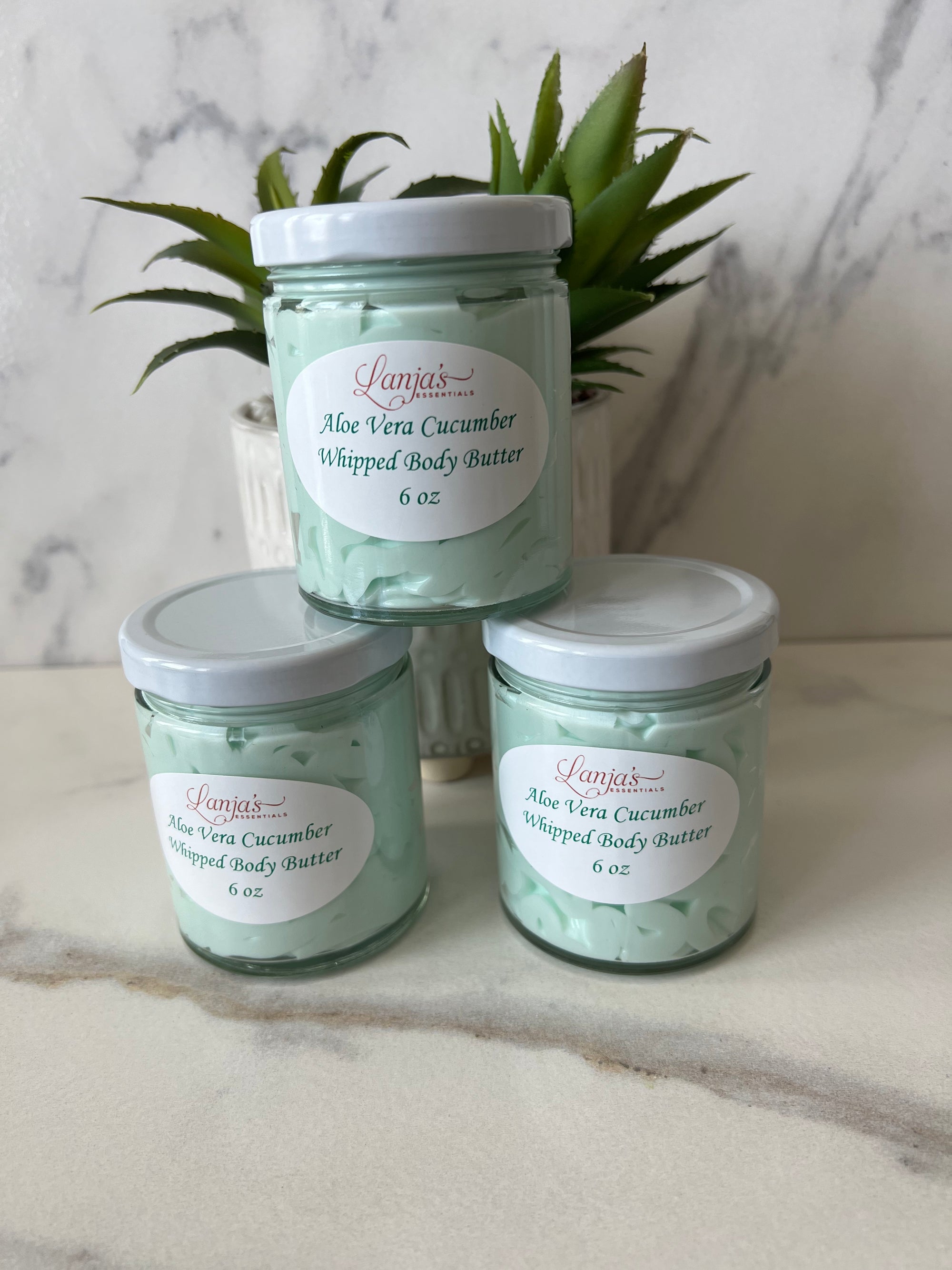 Aloe Vera and Cucumber Whipped Body Butter