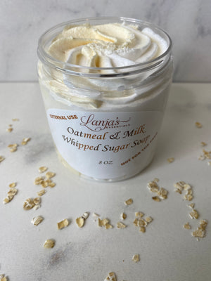 Oatmeal and Milk Whipped Sugar Soap