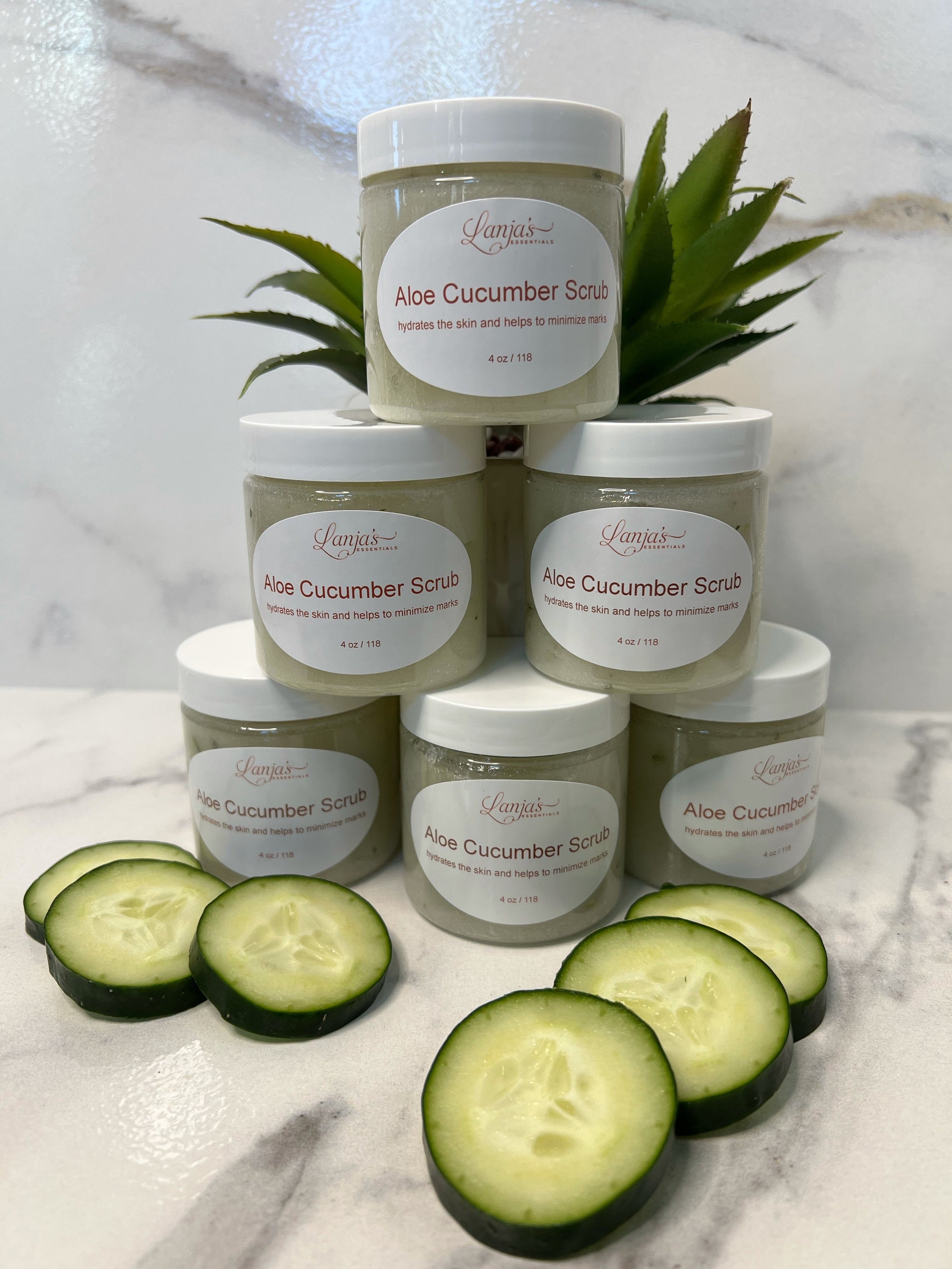 Aloe Vera Cucumber Scrub