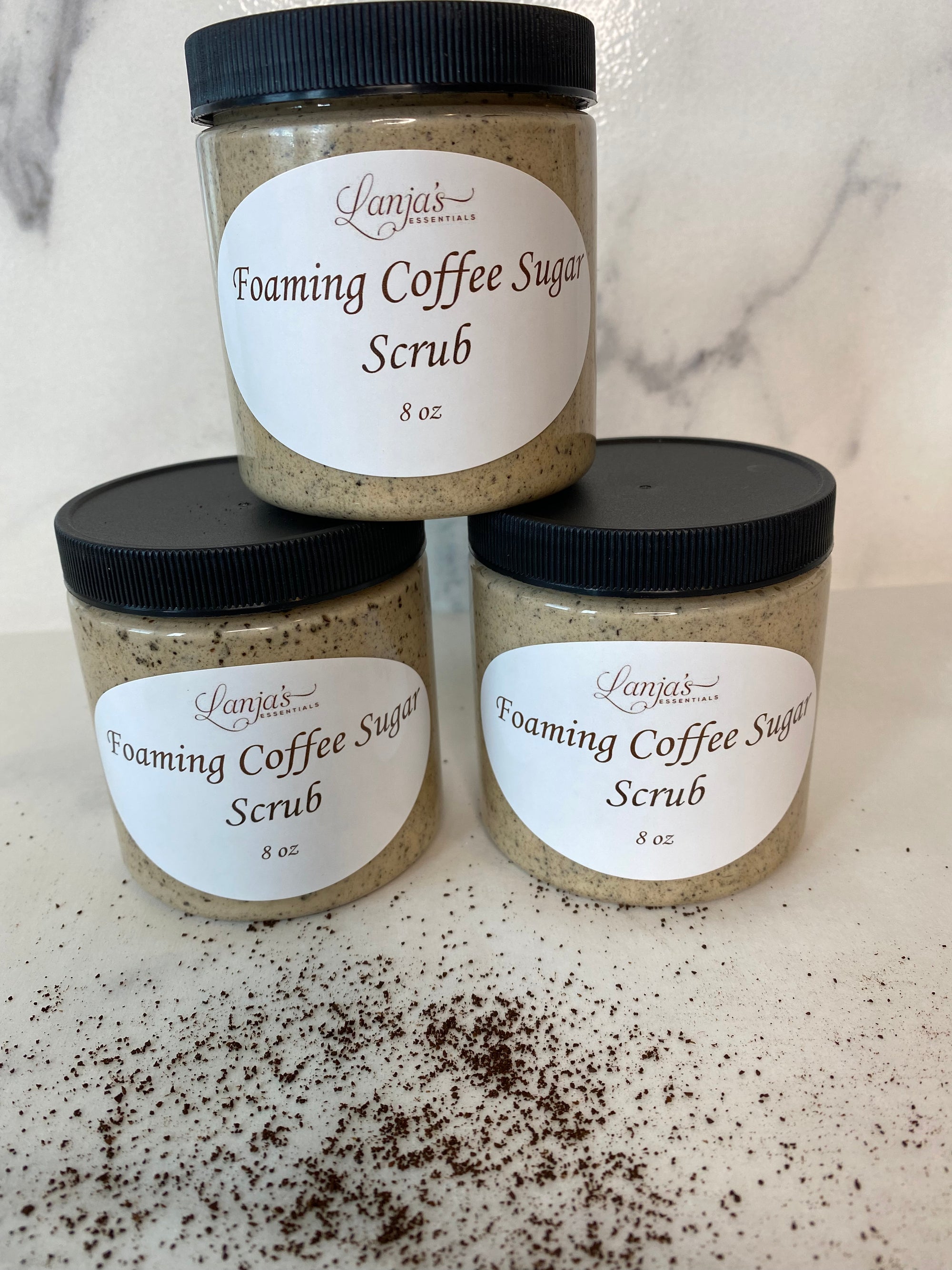 Foaming Coffee Sugar Scrub